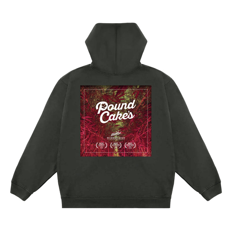 Canopy Hoodie Vintage Black back view